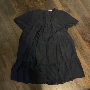 Francesca’s navy dress tiered! Size medium